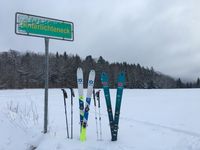 Skitour ab der Haust&uuml;r mit Ausr&uuml;stung der Skischule Lamer Winkel